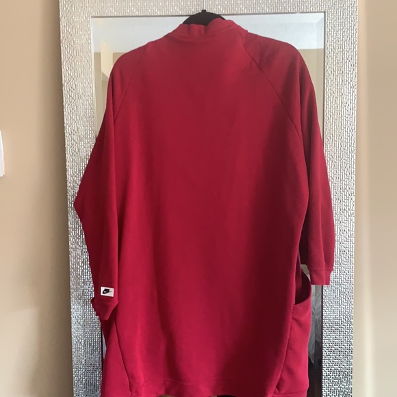 Nike fleece open front sweatshirt style cardigan - Picture 3 of 3